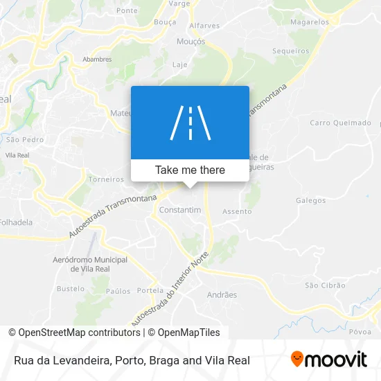 Rua da Levandeira map