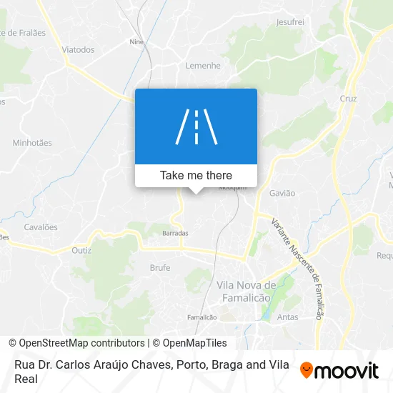 Rua Dr. Carlos Araújo Chaves map