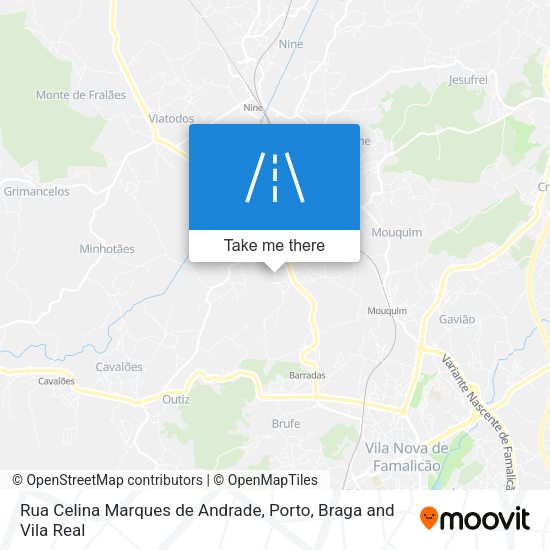 Rua Celina Marques de Andrade mapa