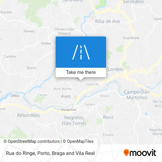 Rua do Ringe map