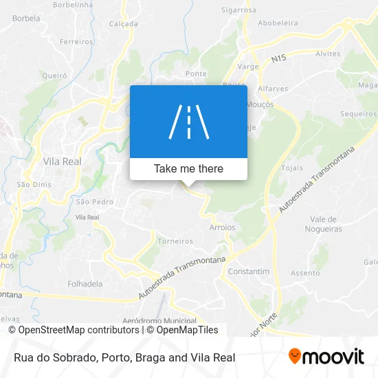 Rua do Sobrado map
