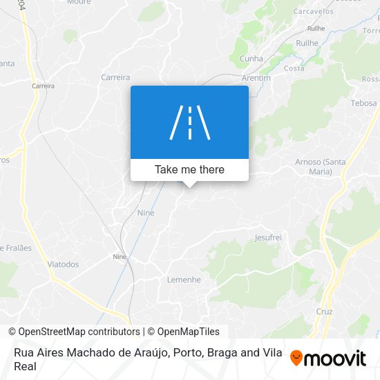 Rua Aires Machado de Araújo map