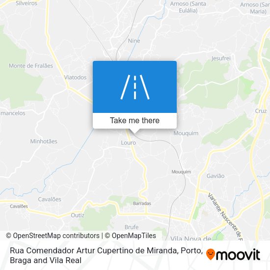 Rua Comendador Artur Cupertino de Miranda map