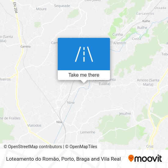 Loteamento do Romão map