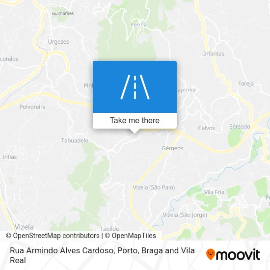 Rua Armindo Alves Cardoso map