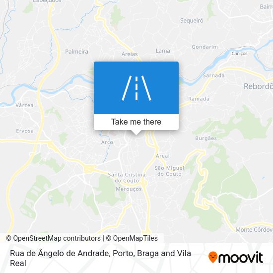 Rua de Ângelo de Andrade map