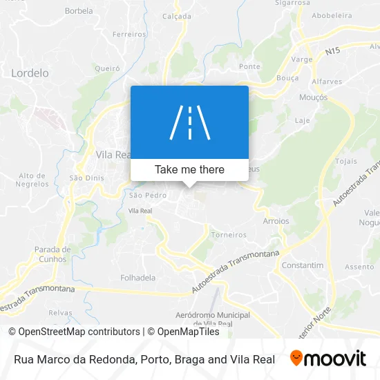 Rua Marco da Redonda map