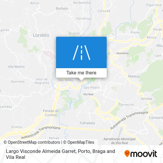 Largo Visconde Almeida Garret mapa