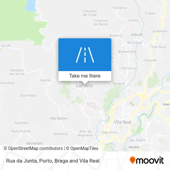Rua da Junta map