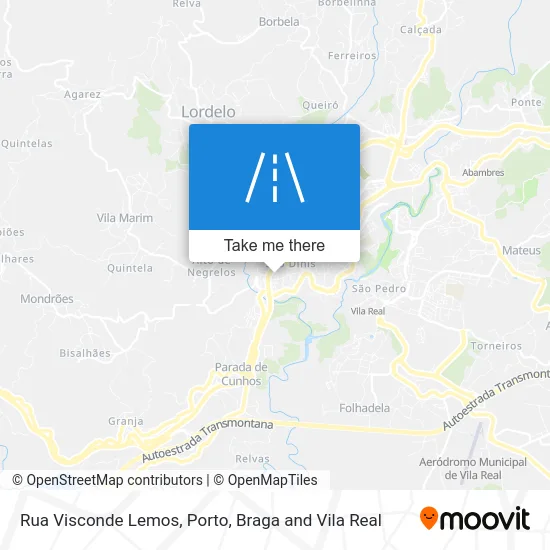 Rua Visconde Lemos map