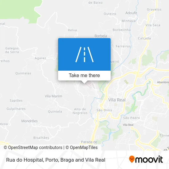 Rua do Hospital map