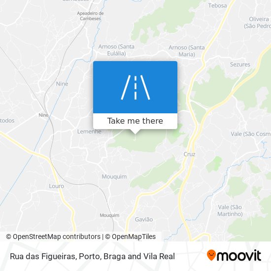 Rua das Figueiras map