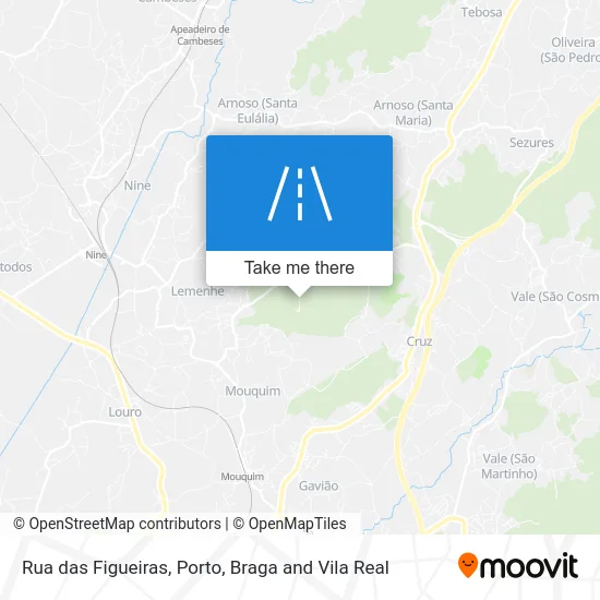 Rua das Figueiras map