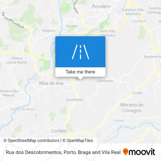 Rua dos Descobrimentos map