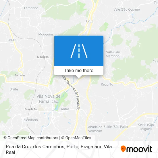 Rua da Cruz dos Caminhos map