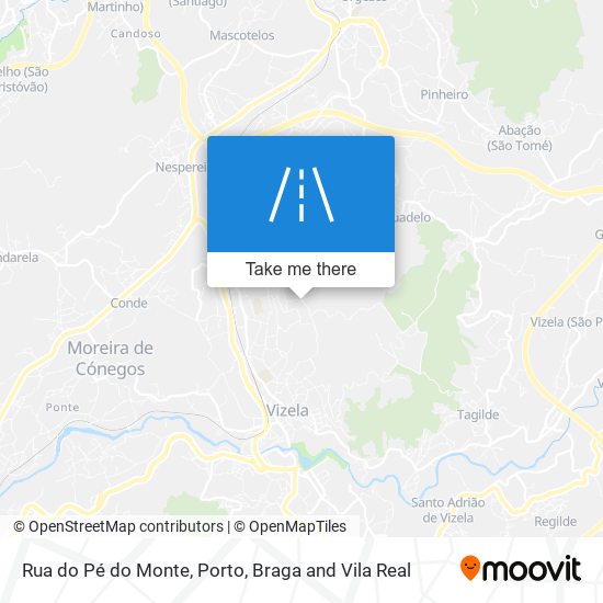 Rua do Pé do Monte map