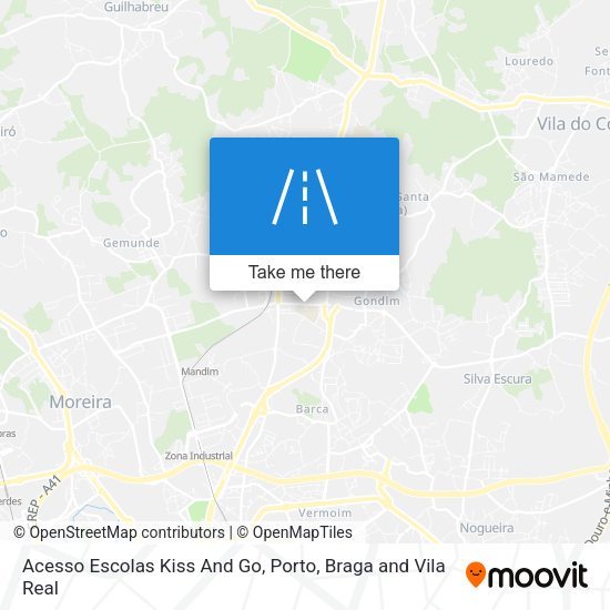 Acesso Escolas Kiss And Go map