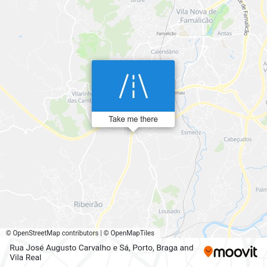 Rua José Augusto Carvalho e Sá map
