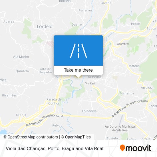 Viela das Chanças map