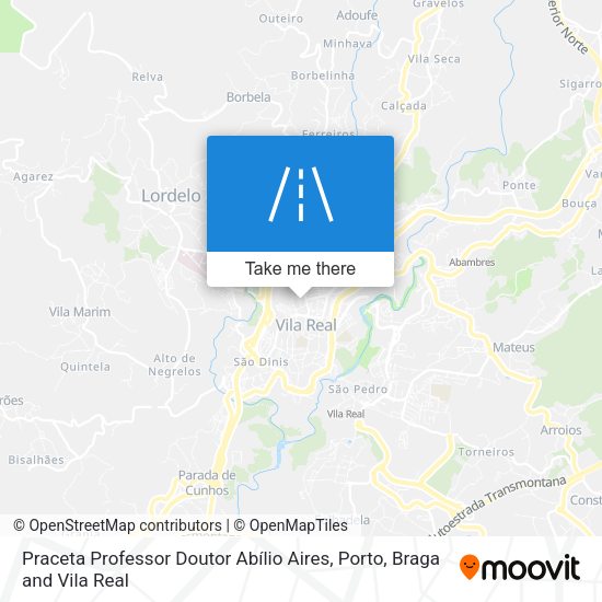 Praceta Professor Doutor Abílio Aires map