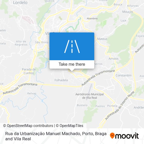 Rua da Urbanização Manuel Machado map