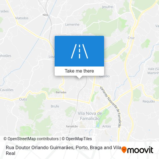Rua Doutor Orlando Guimarães map