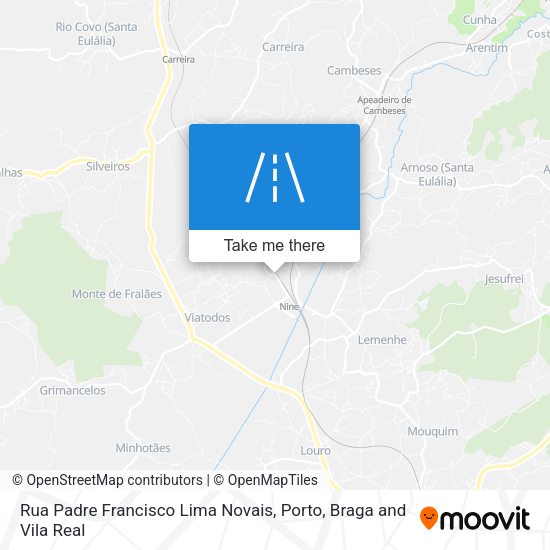 Rua Padre Francisco Lima Novais map
