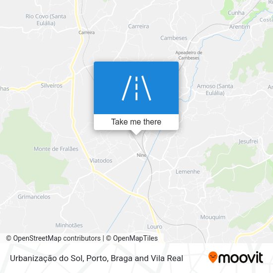 Urbanização do Sol map