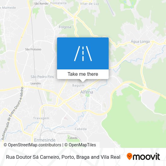 Rua Doutor Sá Carneiro map