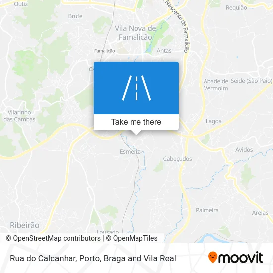Rua do Calcanhar map