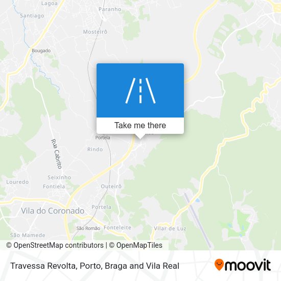 Travessa Revolta mapa