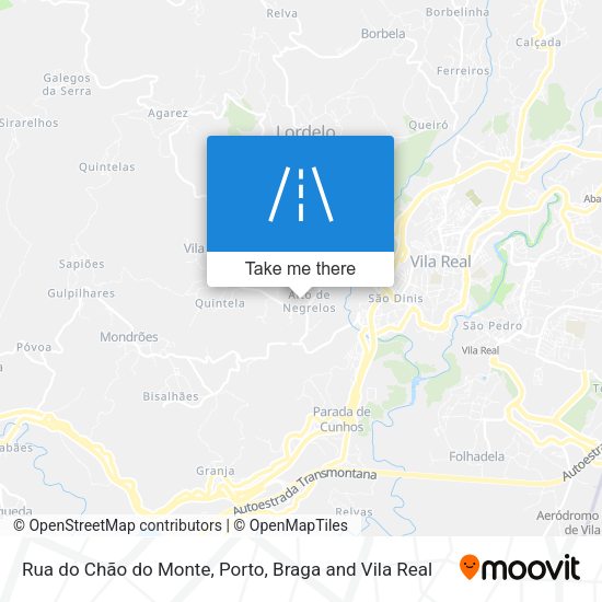 Rua do Chão do Monte map