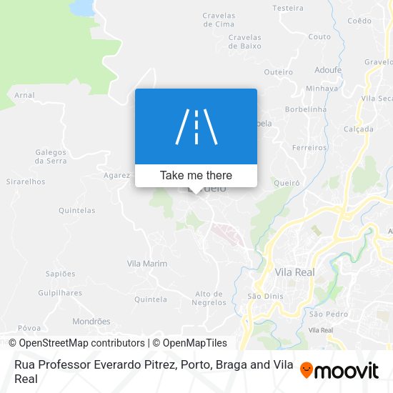 Rua Professor Everardo Pitrez map