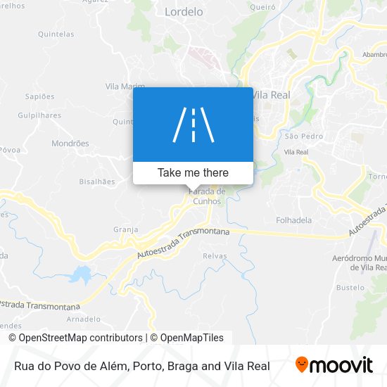 Rua do Povo de Além map