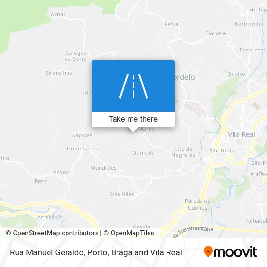 Rua Manuel Geraldo map