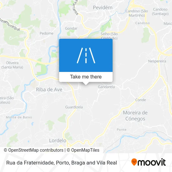 Rua da Fraternidade map
