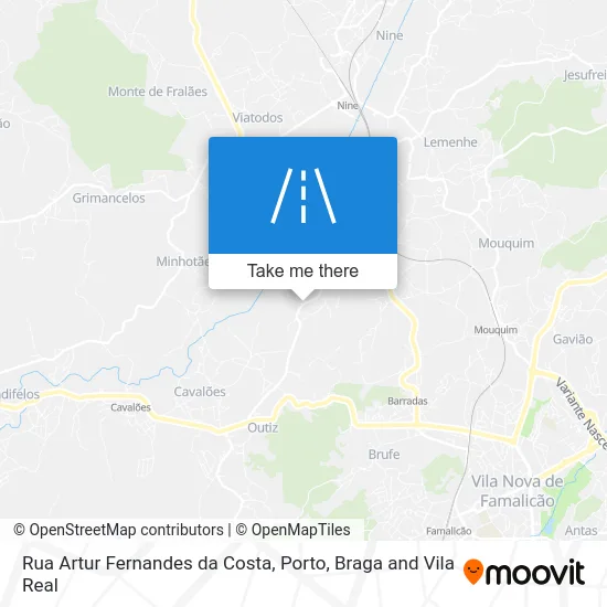 Rua Artur Fernandes da Costa map