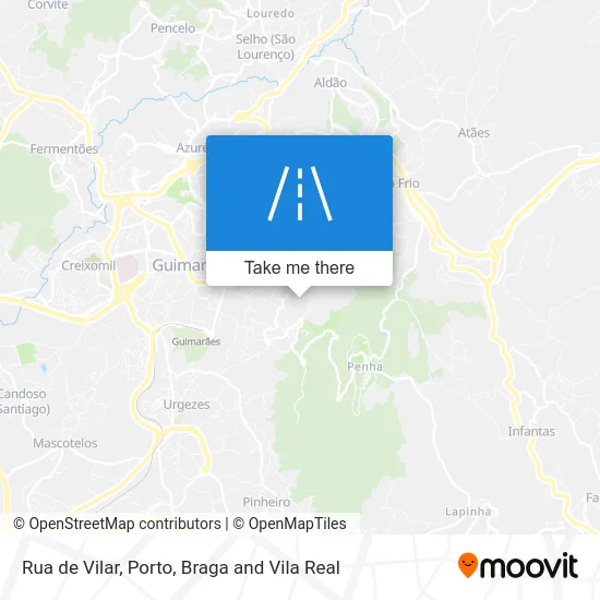Rua de Vilar map