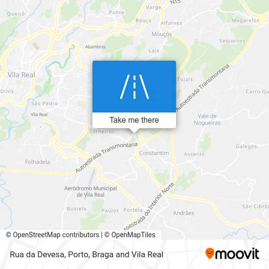 Rua da Devesa map