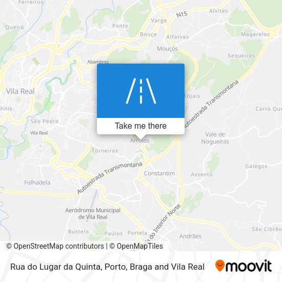 Rua do Lugar da Quinta map