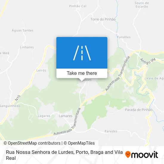 Rua Nossa Senhora de Lurdes map