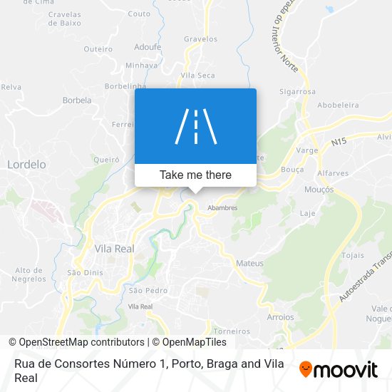 Rua de Consortes Número 1 map