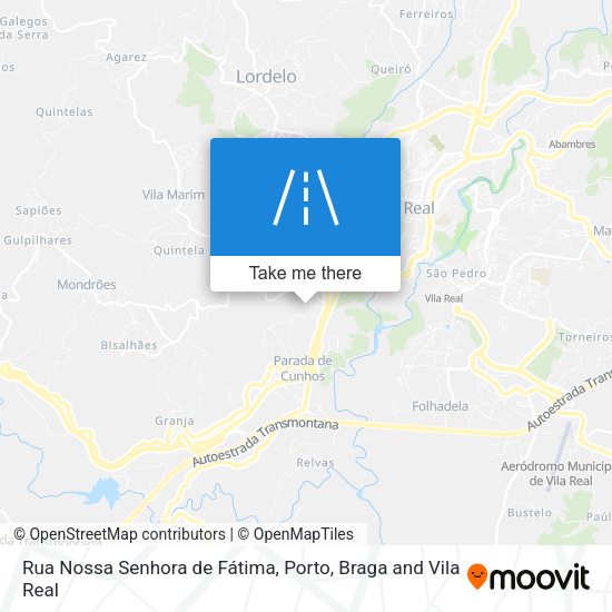 Rua Nossa Senhora de Fátima mapa