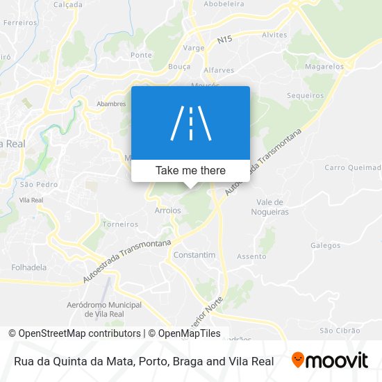 Rua da Quinta da Mata map