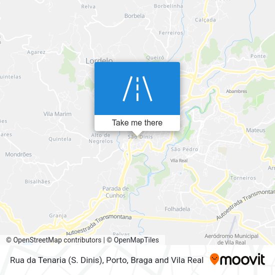 Rua da Tenaria (S. Dinis) mapa