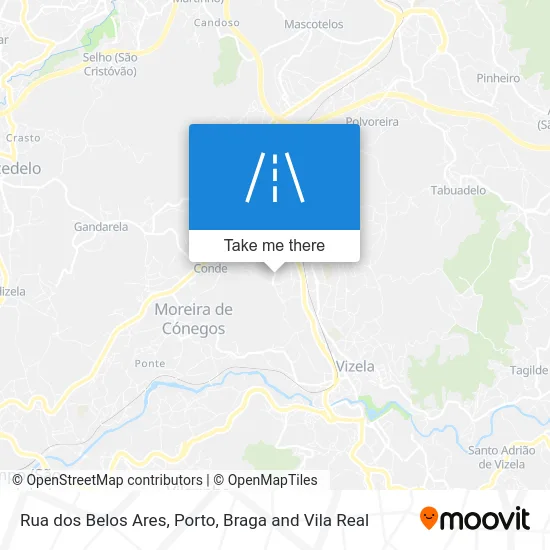 Rua dos Belos Ares map