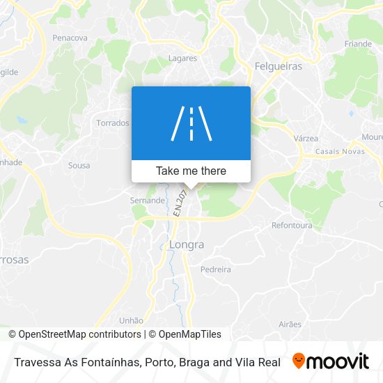 Travessa As Fontaínhas map