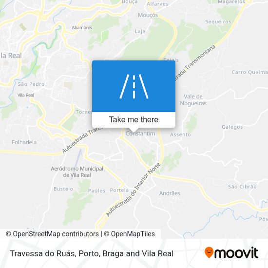 Travessa do Ruás mapa