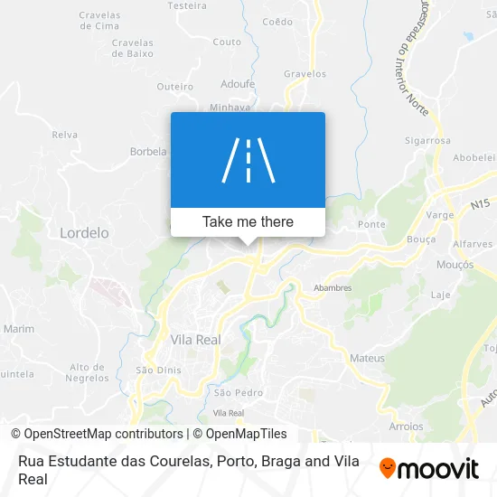 Rua Estudante das Courelas map