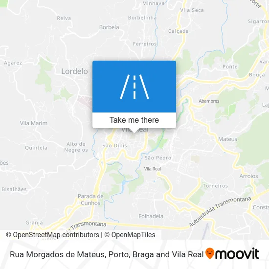 Rua Morgados de Mateus map